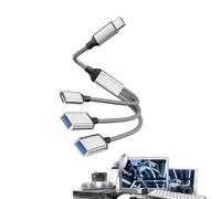 Câble répartiteur USB PC Câble répartiteur USB | Adaptateur d'extension | Splitter USB 1 en 3 Out Extension Cord BUB pour TV PC Laptop Keyboard