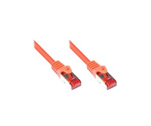 Câble Réseau Alcasa RJ-45 M/M 0.15m Cat6 S/FTP Orange - Connecteurs Plaqué Or, LSZH, 250 MHz, AWG 28/7 - Réf. 8060-002O