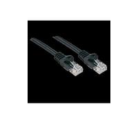 Lindy Câble RJ45 48195 – CAT6 U/UTP 5 m Noir 1 pc