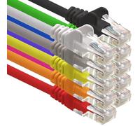 Câble réseau Câble CAT-6 RJ45 10x 0,25 m - 10 couleurs