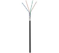 MicroConnect - Câble en vrac - 100 m - paire torsadée écrantée (F/UTP) - CAT 5e - extérieur - noir