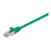 Câble réseau CAT 5e, F/UTP, vert, 0.5m
