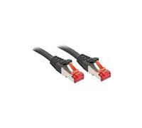 Lindy - Cordon de raccordement - RJ-45 (M) pour RJ-45 (M) - 1.5 m - SFTP, PiMF - CAT 6e - moulé, sans crochet - noir