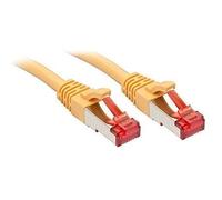 Câble réseau Cat.6 S-FTP LINDY - 10m Jaune - 10/100/1000Base-TX - Gigabit compatible