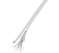 Câble réseau CAT 6 SF/UTP TRU COMPONENTS CAT 6/CCA 1567362 8 x 2 x 0.196 mm² blanc 100 m