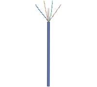 CAT 6a Câble Réseau, U/UTP, Bleu, 100 m Longueur