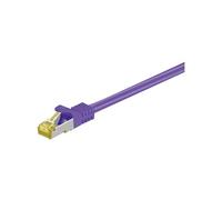 Câble Réseau CAT 7 S/FTP (PIMF) LSZH Halogen Free 2 x RJ45 CAT 6a 50 cm Violet