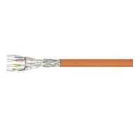 Câble réseau CAT 7a S/FTP Goobay 91888 4 x 2 x 0.25 mm² orange 100 m