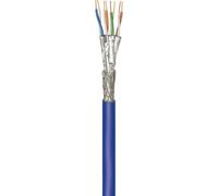 Câble réseau CAT 7a S/FTP Goobay 91893 4 x 2 x 0.32 mm² bleu 100 m
