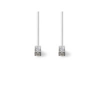 Nedis Câble réseau CAT 8.1 RJ45 mâle RJ45 Mâle 2,00m Rond LSZH Blanc