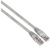Hama - 30596 - Câble réseau "Droit" RJ45, Cat 5e, UTP, Gris, 5,00m