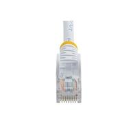 StarTech Câble réseau Cat5e UTP RJ45 mâle/mâle 3 m anti-accroc blanc