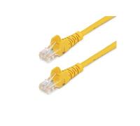 StarTech Câble réseau Cat5e UTP 45PAT10MYL – Cordon patch RJ45 sans crochet 10 m Jaune