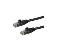 StarTech.com Câble réseau Cat6 Gigabit UTP sans crochet de 10m - Cordon Ethernet RJ45 anti-accroc - M/M - Noir