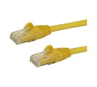 StarTech.com Câble réseau Cat6 Gigabit UTP sans crochet de 3m - Cordon Ethernet RJ45 anti-accroc - M/M - Jaune