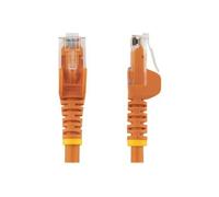 Câble réseau Cat6 Gigabit UTP sans crochet de 3m - Orange - Cordon de raccordement - RJ-45 (M) pour RJ-45 (M) - 3 m - UTP - CAT 6 - moulé, sans