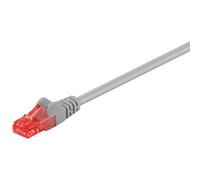 Câble réseau Cat6 - MICRO CONNECT - 50m - U/UTP - RJ-45 - Gris