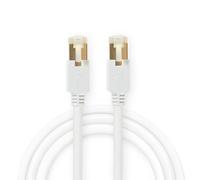 Câble réseau CAT6 | RJ45 mâle | RJ45 mâle | F/UTP | 5.00 m | Rond | LSZH / PVC | Blanc | Boîte avec fenêtre