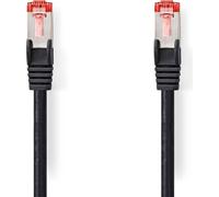 Câble réseau CAT6 | RJ45 mâle | RJ45 mâle | S/FTP | 30.0 m | Rond | LSZH | Noir | Sachet en plastique