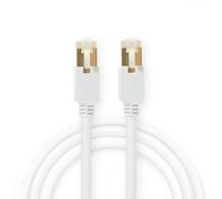 - Cordon de raccordement - RJ-45 (M) pour RJ-45 (M) - 20 m - SFTP - CAT 6 - blanc