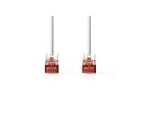 Câble réseau CAT6a | S/FTP | RJ45 mâle | RJ45 femelle | 1.50 m | Rond | LSZH | Blanc | Emballé