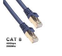 Câble réseau CAT8 RJ45, 0.5/1/1.8/3/5/7.6/10/15/20m SFTP, 40Gbps, Super rapide, Lan, 2000Mhz, cordon de raccordement