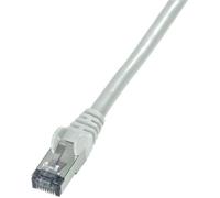 Câble réseau CONRAD RJ45 CAT 6 S/FTP Gris 50 m