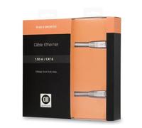 Câble réseau - D2DIFFUSION - RJ45 droit male - 1,5m - CAT 6 - Noir