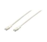equip Pro - Cordon de raccordement - RJ-45 (M) pour RJ-45 (M) - 3 m - SFTP - CAT 6a - sans halogène, moulé, bloqué - noir