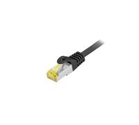 Câble Réseau Equip Cat6a S/FTP (S-STP) 15m Noir, Connecteurs RJ-45 Mâle, 10000 Mbit/s, 500 MHz, PoE+, LSZH, Cuivre AWG26, CE/RoHS