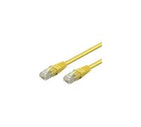 Câble réseau, Ethernet/Lan catégorie 6 UTP, jaune, 20m cd68403