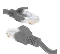 Câble Réseau Ethernet RJ45 Catégorie 6 Connexion Rapide Fiable 15m LinQ Gris