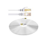 Câble Réseau Ethernet RJ45 - ELFCAM - Cat 7 STP - 100% Cuivre - Câble Plat - 30M
