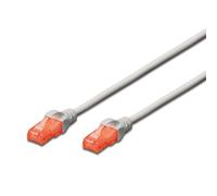 Ewent Câble de réseau Patch Cat 6 U/UTP, aWG 24/7, 2 connecteurs RJ45 Gris Gris 7 MT