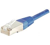 Câble réseau - F/UTP - Categorie 5E - Cuivre - Norme ANSI/EIA/TIA 568 & ISO/IEC 11801 - 100 MHz - 1m - Bleu