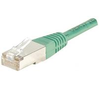 Câble réseau - F/UTP - Categorie 5E - Cuivre - Norme ANSI/EIA/TIA 568 & ISO/IEC 11801 - 100 MHz - 2m - Vert