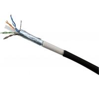 Câble réseau - F/UTP - Categorie Cuivre - Norme ANSI/EIA/TIA 568 & ISO/IEC 11801 - 250 MHz - Etanche - 50m - Noir