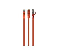 Câble Réseau Gembird Cat6 SF/UTP (S-FTP) 20m RJ-45 Mâle/Mâle Orange, Contacts Or, Gaine LSZH, AWG27, 500MHz, Diamètre 6.2mm