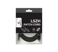 Câble Réseau Gembird Cat6a S/FTP 5m RJ45 Mâle-Mâle Contacts Or, Blindage Connecteur, LSZH, Cuivre AWG27, 250MHz, Noir, Diamètre 5.8mm