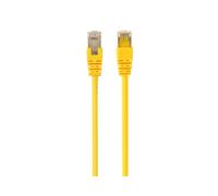 Câble réseau Gembird PP22-1M/Y Jaune 1m Cat5e FTP RJ-45 Mâle à RJ-45 Mâle, Contacts Or, 10/100/1000Base-T(X), RoHS