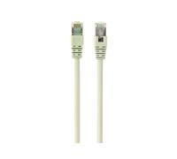 Câble Réseau Gembird PP22-2M Beige Cat5e 2m, Connecteurs RJ-45 Mâle/Mâle, Contacts Or, Technologie 10/100/1000Base-T(X), Paire Torsadée Blindée (F/UTP)
