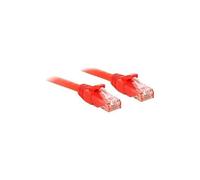Câble Réseau Gigabit CAT6 U/UTP Sans Accrocs Rouge - 48034