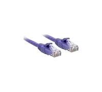 Câble Réseau Gigabit CAT6 U/UTP Snagless 2M Violet - 48123
