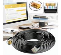 Câble réseau Gigabit chat 6 de haute vitesse, câble Ethernet à large bande pour routeur domestique, moniteur d'ordinateur, câble LAN RJ45, bureau, salle des machines à l'hôtel, café Internet, rénovati