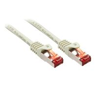 Lindy Câble réseau RJ45 47346 – CAT 6 S/FTP 5.00 m Gris 1 pc