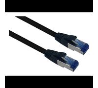 Câble réseau Helos 205585 Cat6a S/FTP 20m RJ-45 vers RJ-45 blindage double noir pour Ethernet 10 Gigabit