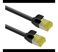Câble réseau Helos 333099 Cat6a S/FTP 7,5m RJ-45 vers RJ-45 blindage double rond noir