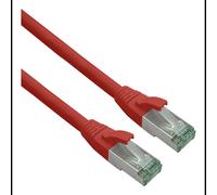 Câble réseau Helos 363765 Cat7 S/FTP 20m RJ-45 vers RJ-45 blindage double rouge rond
