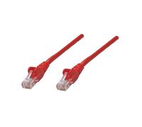 Câble Réseau Intellinet 0.25m Cat6A SFTP Rouge, Connecteurs RJ-45 Plaqué Or, Blindage Aluminium, Conducteur Cuivre, LSZH, AWG28, S/FTP (S-STP)