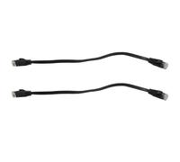 Câble réseau Internet plat Cat6 haute vitesse, 12 pièces, 1 pied, raccordement Lan solide avec connecteurs Rj45 sans accroc